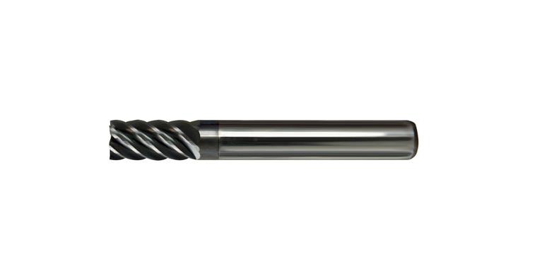 1016949060 VHM-Mehrzahnfräser lang TiAlN-beschichtet 45° HA Z6 Ø 6mm