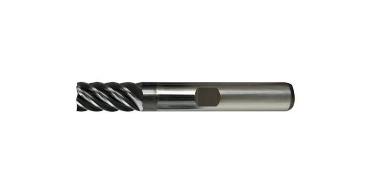 1016950060 VHM-Mehrzahnfräser lang TiAlN-beschichtet 45° HB Z6 Ø 6mm