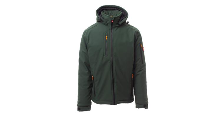 Winter-Softshell-Jacke Creek Pad grün Gr.XL