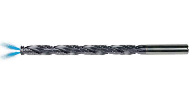 LIZZARD VHM-Kühlkanalbohrer 12xD DIN 6535 HA TiAlNplus Spitzenwinkel 140° HPC IKZ 9,8mm