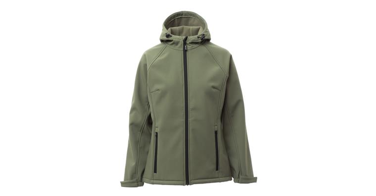 Damen Softshell-Jacke Gale Lady khaki Gr.S