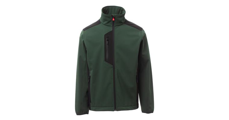 Softshell-Jacke Galway grün/schwarz Gr.XL