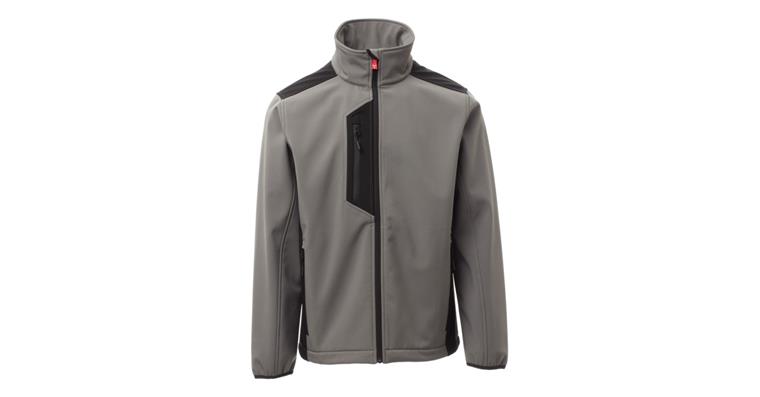 Softshell-Jacke Galway grau/schwarz Gr.XS