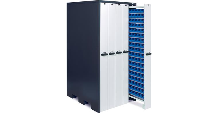Werkzeugschrank für Kleinteilelagerung 5 Vertikalauszüge 1040x1300x2140mm 7016
