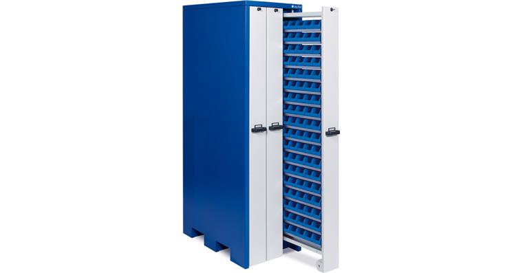 Werkzeugschrank für Kleinteilelagerung 3 Vertikalauszüge 660x1050x2140mm 5010