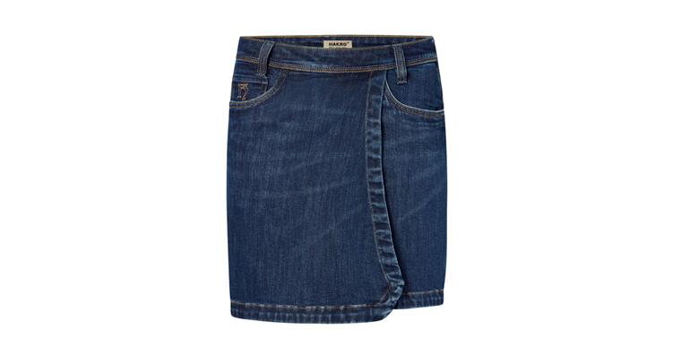 Damen Jeansskort X-Stretch indigo Gr. XS