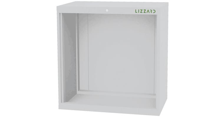 Lizzard Schrankgehäuse leer, B900xT575xH920mm RAL 7035