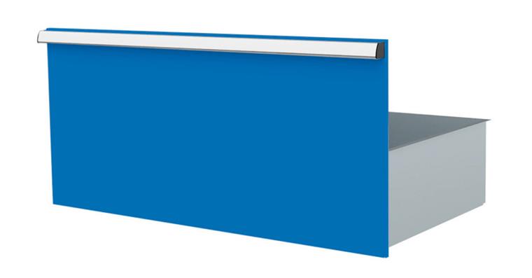 1084435130 Lizzard Schublade Vollauszug 80kg Tragkraft, B800x450mm, Front 400mm, RAL 5012