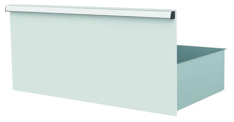 1084435129 Lizzard Schublade Vollauszug 80kg Tragkraft, B800x450mm, Front 400mm, RAL 7035