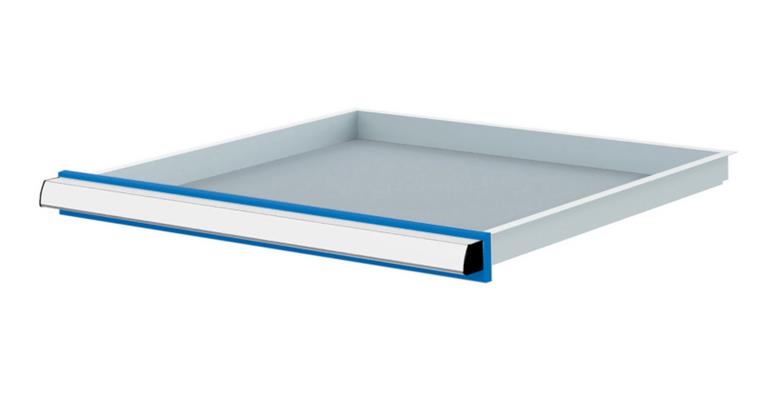 1084433103 Lizzard Schublade Vollauszug 30kg Tragkraft, B500x450mm, Front 50mm, RAL 5012