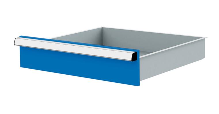 1084433112 Lizzard Schublade Vollauszug 80kg Tragkraft, B500x450mm, Front 125mm, RAL 5012