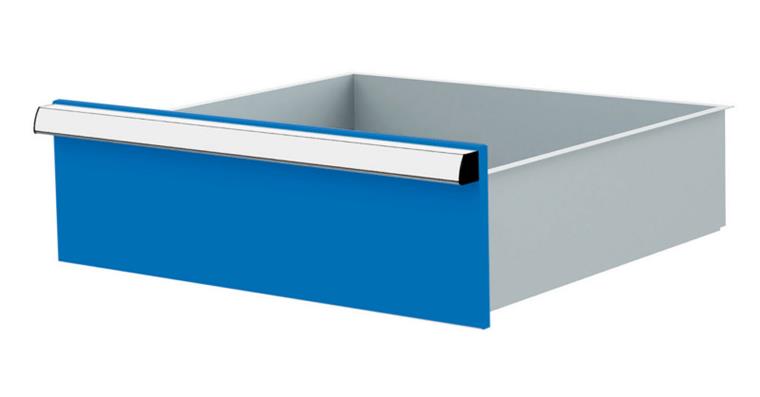 1084433118 Lizzard Schublade Vollauszug 80kg Tragkraft, B500x450mm, Front 175mm, RAL 5012