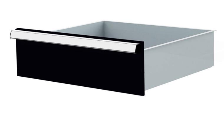 1084433116 Lizzard Schublade Vollauszug 80kg Tragkraft, B500x450mm, Front 175mm, RAL 7016