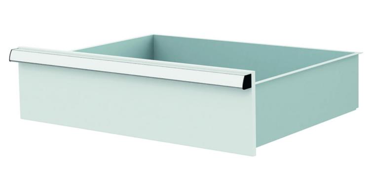 1084434117 Lizzard Schublade Vollauszug 80kg Tragkraft, B600x450mm, Front 175mm, RAL 7035