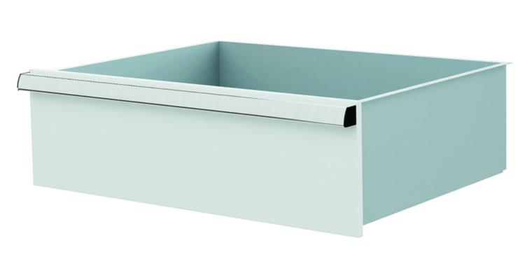 1084434120 Lizzard Schublade Vollauszug 80kg Tragkraft, B600x450mm, Front 200mm, RAL 7035