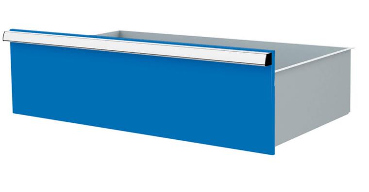 Lizzard Schublade Vollauszug 80kg Tragkraft, B800x450mm, Front 250mm, RAL 5012
