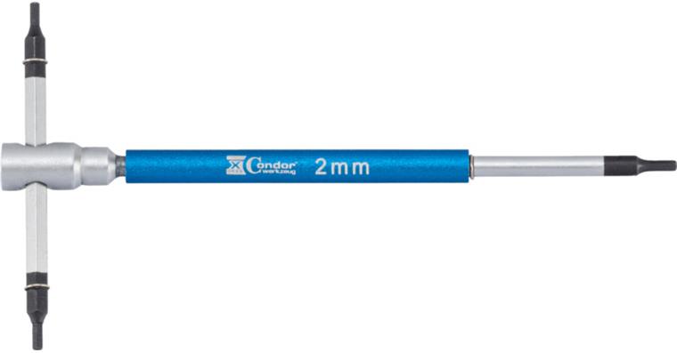 1051881201 6kant-Stiftschlüssel mit T-Griff 125x65 mm SW 2,0