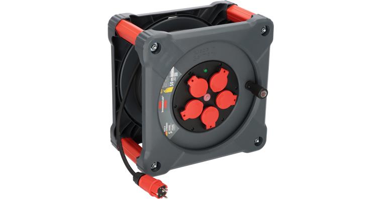 Professional Baustellen-Kabeltrommel KA 5100 5 IP44, 50m H07RN-F 3G1,5