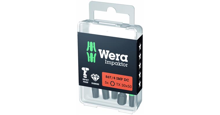 Torx-Bits, Impact 867/4 IMP DC TX 30x50mm Pack = 5 Stück