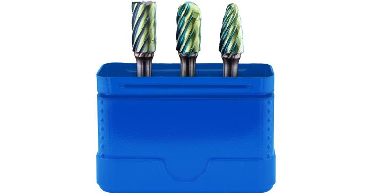 ATORN Hartmetall-Frässtiftsatz 3-teilig grün 10 mm