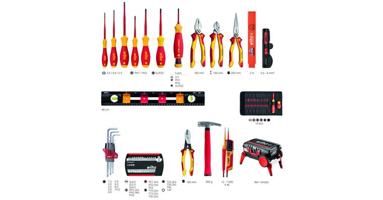 Tool case set XXL III electric, 100 pieces