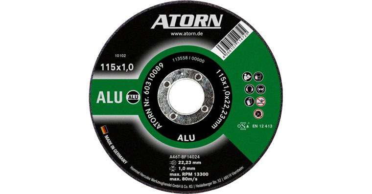 ATORN Trennscheibe für ALU und NE-Metalle 115 x 1,0 mm