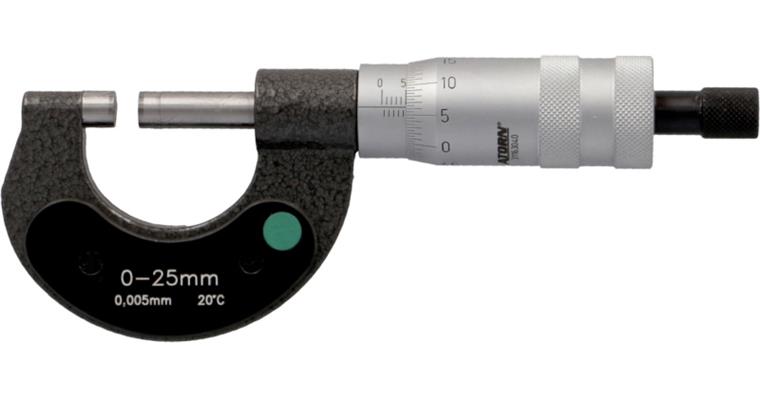 ATORN micrometer with non-rotating spindle, measuring range 75-100 mm