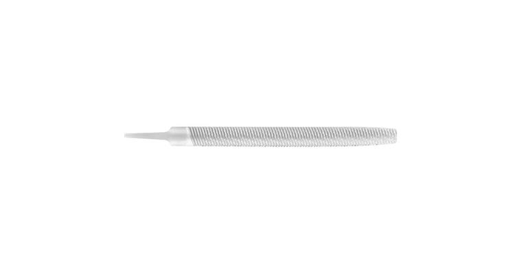 Angelfeile gefräst Halbrund-hohl 250mm Zahnung 1 grobe Zerspanung w. Metalle
