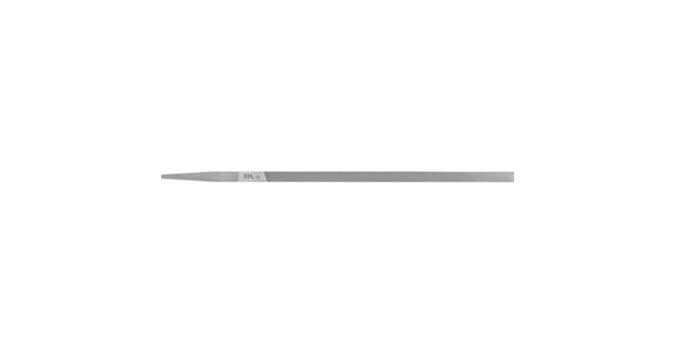 Präzisions-Stiftenfeile Flachstumpf sehr schmal 150mm Schweizer H0, grob
