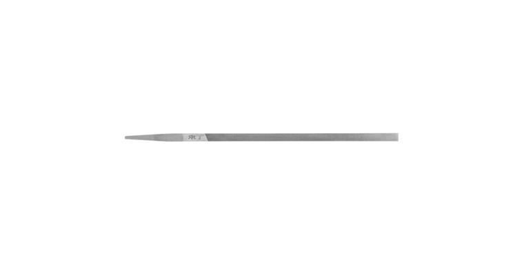 Präzisions-Stiftenfeile Flachstumpf sehr schmal 150mm Schweizer H2 mittel-fein