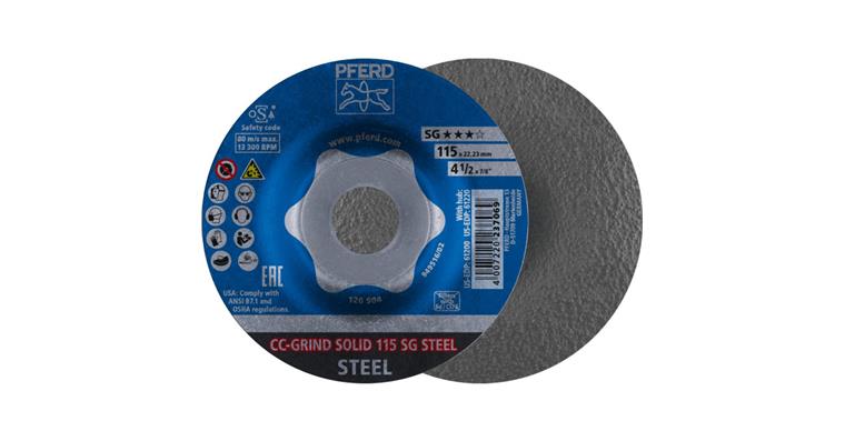 Schleifscheibe CC-GRIND SOLID CO-COOL SG STEEL 115x22,23 mm