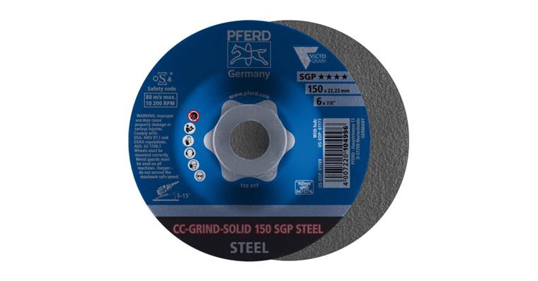 Schleifscheibe CC-GRIND SOLID SGP STEEL 150x22,23 mm