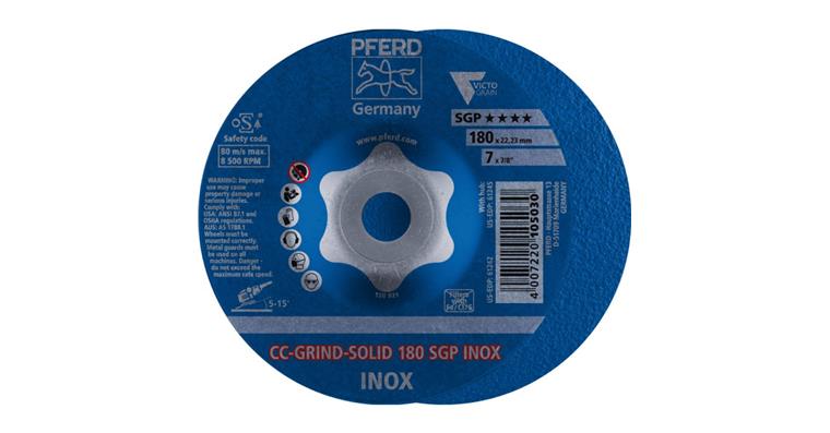Schleifscheibe CC-GRIND SOLID SGP INOX 180x22,23 mm