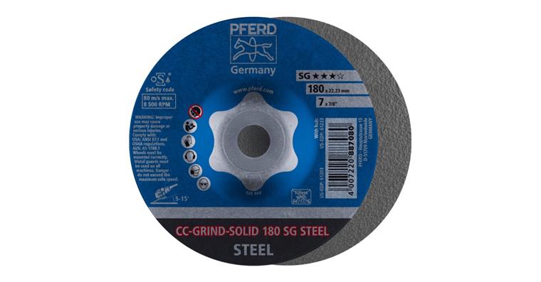 Schleifscheibe CC-GRIND SOLID CO-COOL SG STEEL 180x22,23 mm