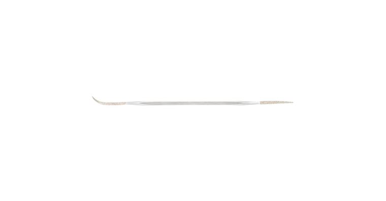 Diamant-Riffelfeile dreikant Diamantbelag 2x25 mm Körnung mittel L=150 mm