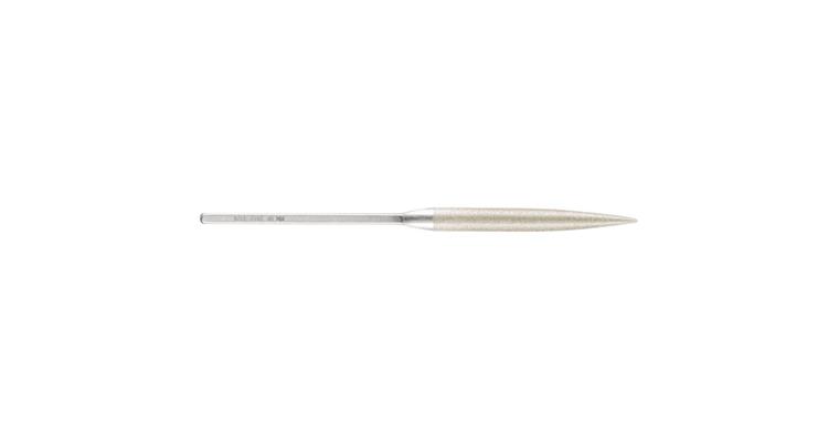 Diamond handy file, L=215 mm, universal grit D 126 medium, half-round