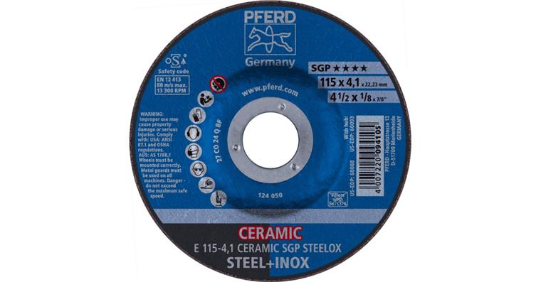 Schruppscheibe SG STEELOX CERAMIC E 115x4,1x22,23 mm