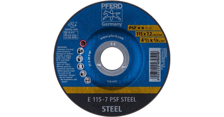 Schruppscheibe PSF STEEL E 115x7,2x22,23 mm