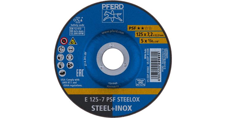 Schruppscheibe PSF STEELOX E 125x7,2x22,23 mm