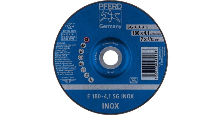 Schruppscheibe SG INOX E 180x4,1x22,23 mm