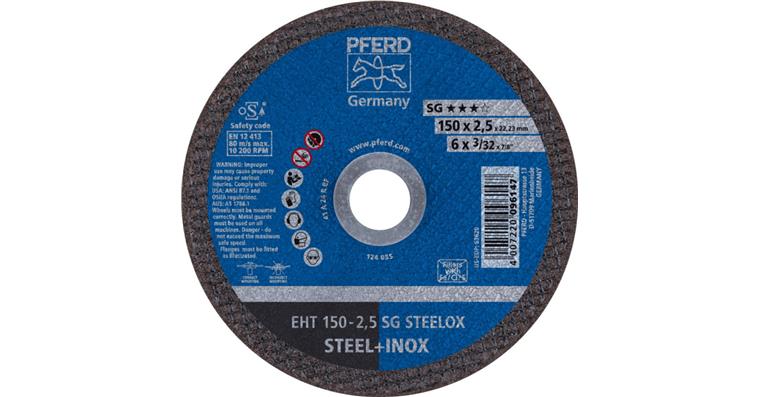 Trennscheibe SG STEELOX gerade EHT 150x2,5x22,23 mm