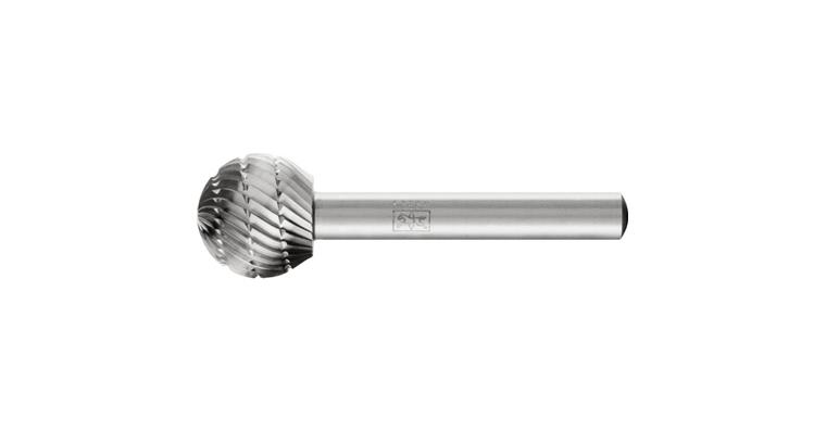 1044019206 HSS bur spherical (KUD), shank dia. 6 mm, serration 3, head dia.xlength 16x14 mm