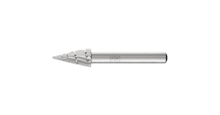 1044043202 HSS bur pointed taper shape (SKM), shank dia. 6mm, serr. 2, head dia.xL 10x20mm