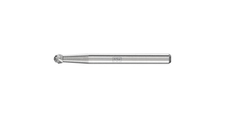 1044257101 TC bur spherical (KUD), shank dia. 3mm, serration 3 plus, head dia.xlength 3x2mm