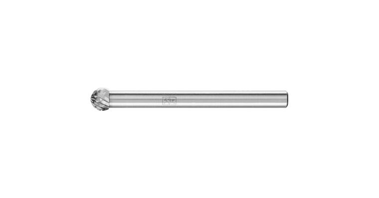 1044258102 TC bur spherical (KUD), shank dia. 3 mm, serration 4, head dia.xlength 4x3 mm