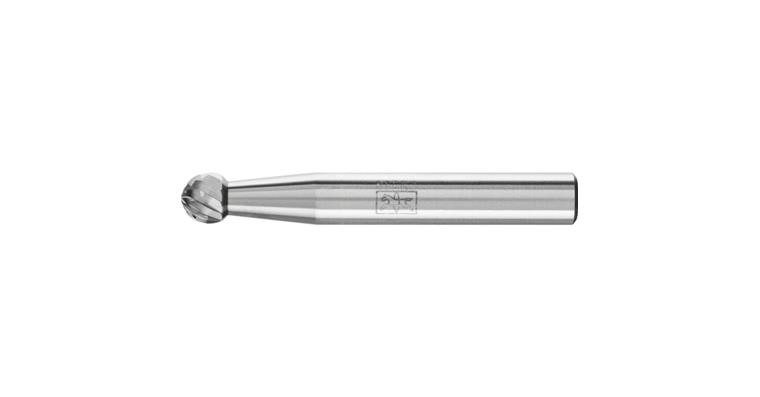 1044257105 TC bur spherical (KUD), shank dia. 6mm, serration 3 plus, head dia.xlength 6x5mm