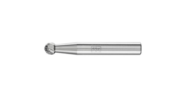 1044258105 TC bur spherical (KUD), shank dia. 6 mm, serration 4, head dia.xlength 6x5 mm