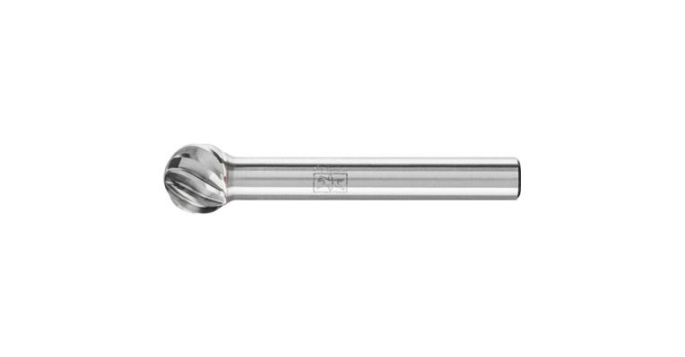 1044261107 TC bur, spherical (KUD), shank dia. 6, serration INOX, head dia.xL 10x9 mm