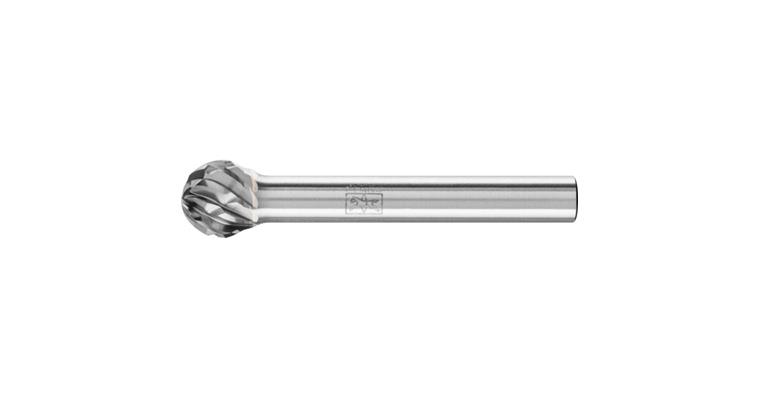 1044260207 TC bur, spherical (KUD), shank dia. 6, serration STEEL, head dia.xL 10x9 mm