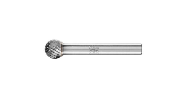 1044257107 TC bur spherical (KUD), shank dia. 6mm, serr. 3 plus, head dia.xlength 10x9mm